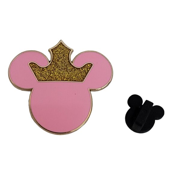 Disney Parks Minnie Mouse Icon W/ Tiara 2008 Mickey Charm Pin K280 - Picture 1 of 4